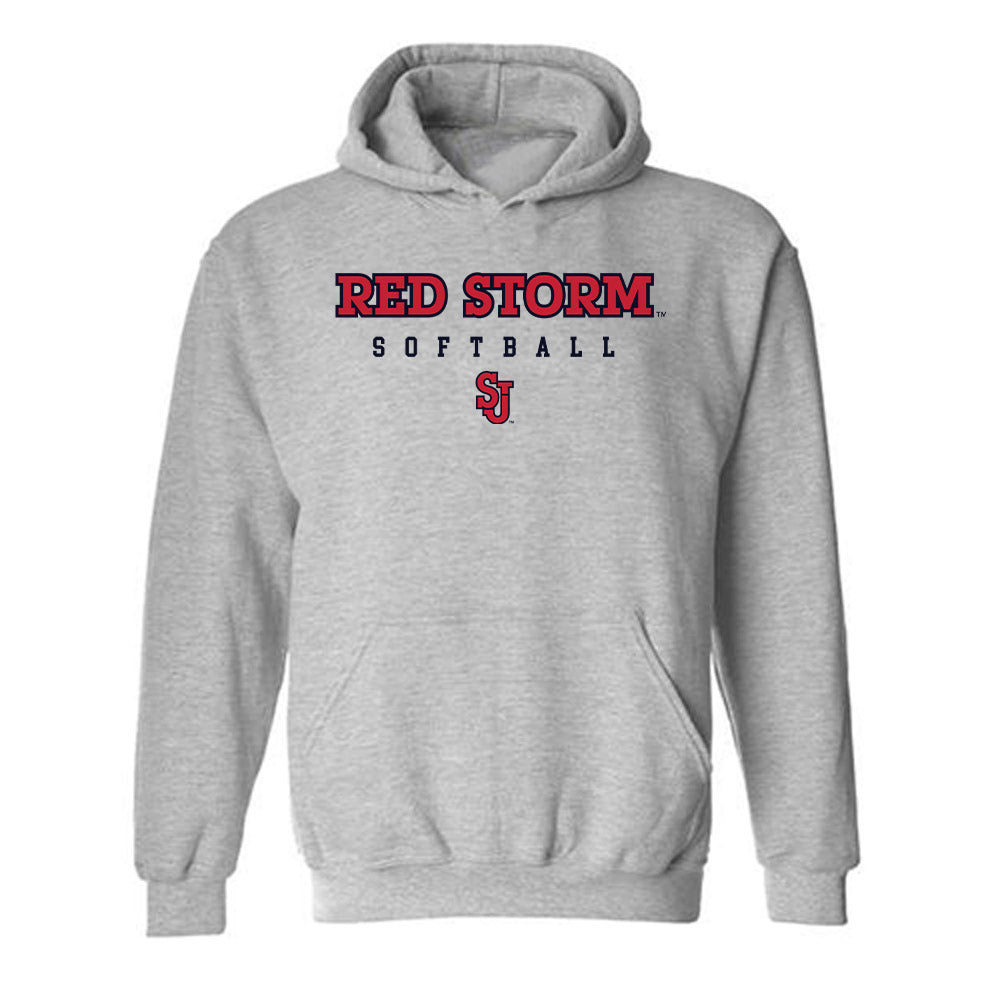 St. Johns - NCAA Softball : London Jarrard - Hooded Sweatshirt Classic Shersey
