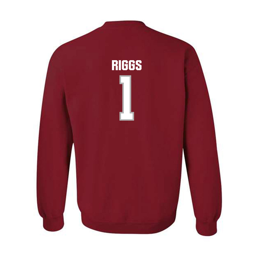 Troy - NCAA Softball : D'Aun Riggs - Crewneck Sweatshirt Classic Shersey