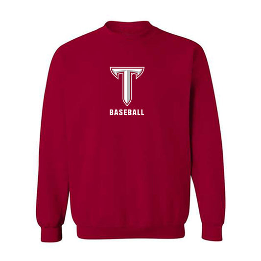 Troy - NCAA Baseball : Jayden Sloan - Crewneck Sweatshirt Classic Shersey