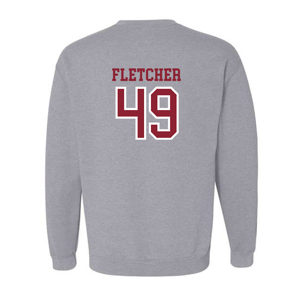 Troy - NCAA Baseball : Beau Fletcher - Crewneck Sweatshirt Classic Shersey