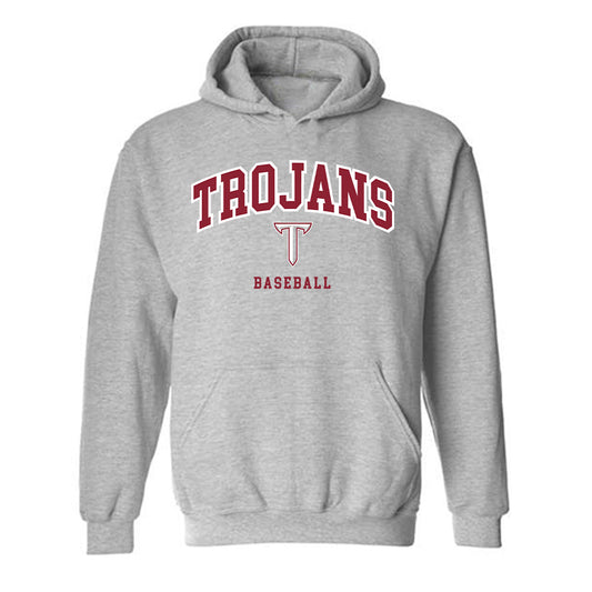 Troy - NCAA Baseball : Jason Hawkins - Hooded Sweatshirt Classic Shersey