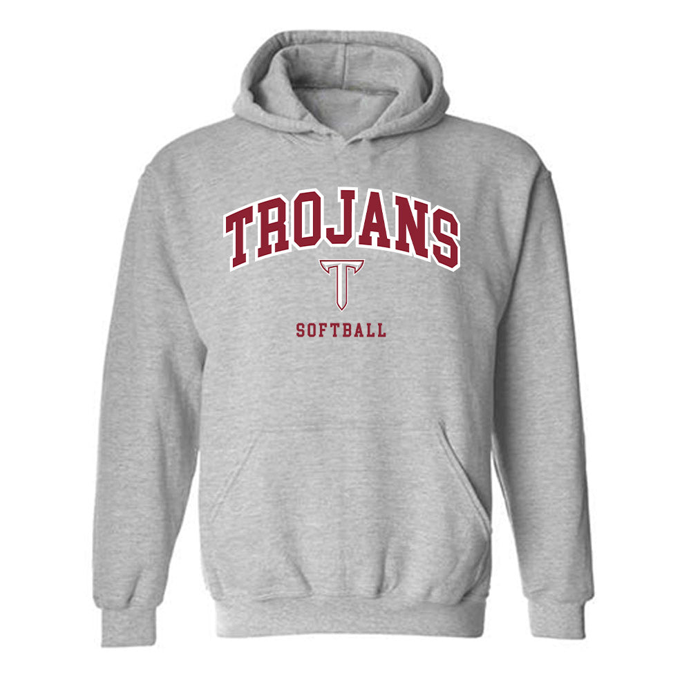 Troy - NCAA Softball : D'Aun Riggs - Hooded Sweatshirt Classic Shersey