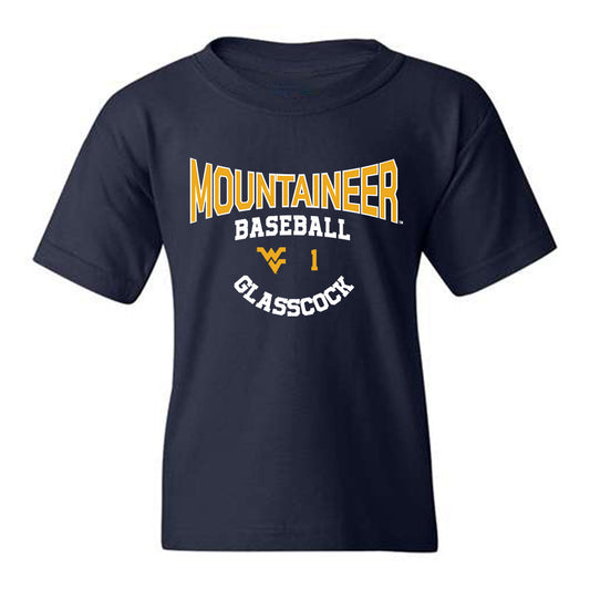 West Virginia - NCAA Baseball : JJ Glasscock - Youth T-Shirt Classic Fashion Shersey