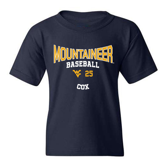 West Virginia - NCAA Baseball : Tyler Cox - Youth T-Shirt Classic Fashion Shersey