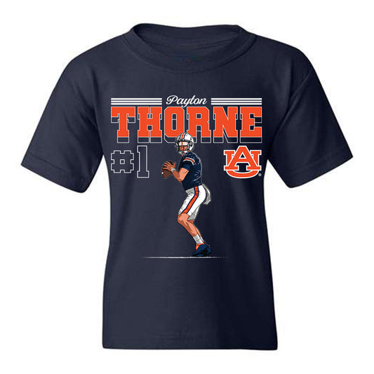 Auburn - NCAA Football : Payton Thorne - Caricature Youth T-Shirt