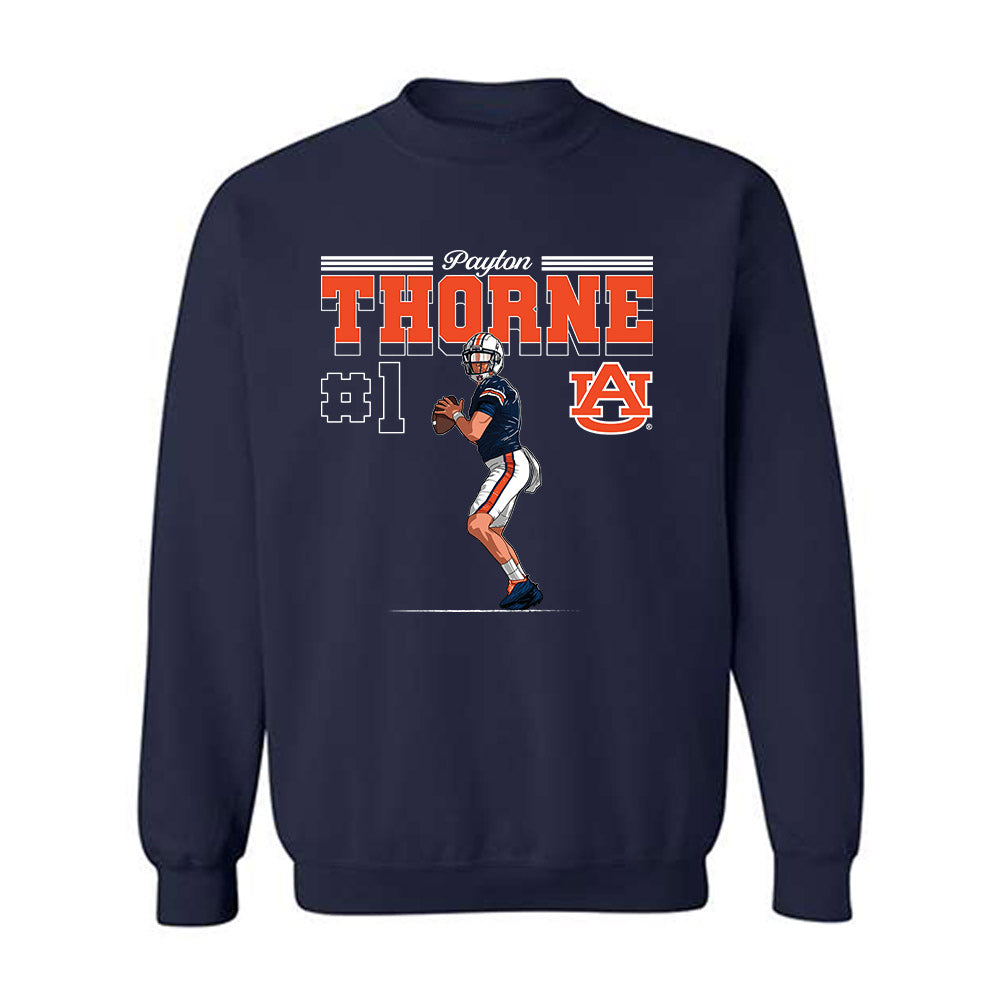 Auburn - NCAA Football : Payton Thorne - Caricature Sweatshirt