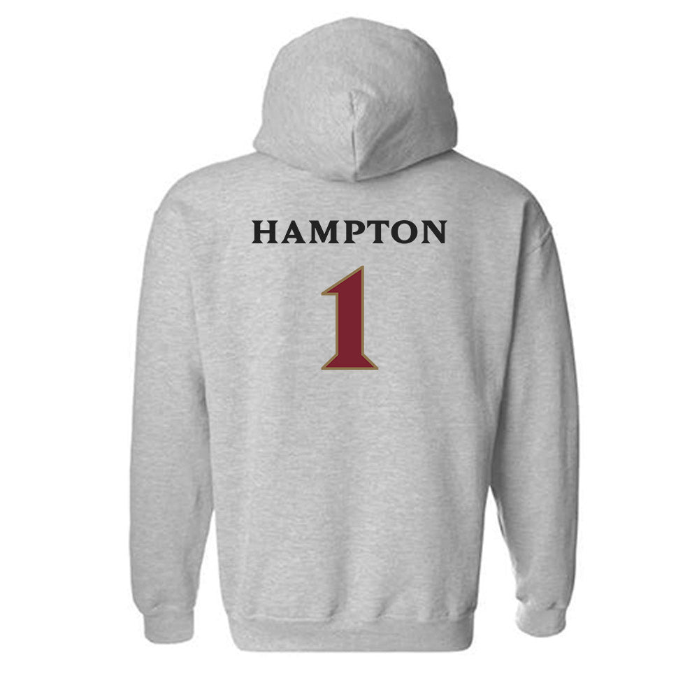 Elon - NCAA Football : Jalen Hampton - Hooded Sweatshirt Classic Shersey