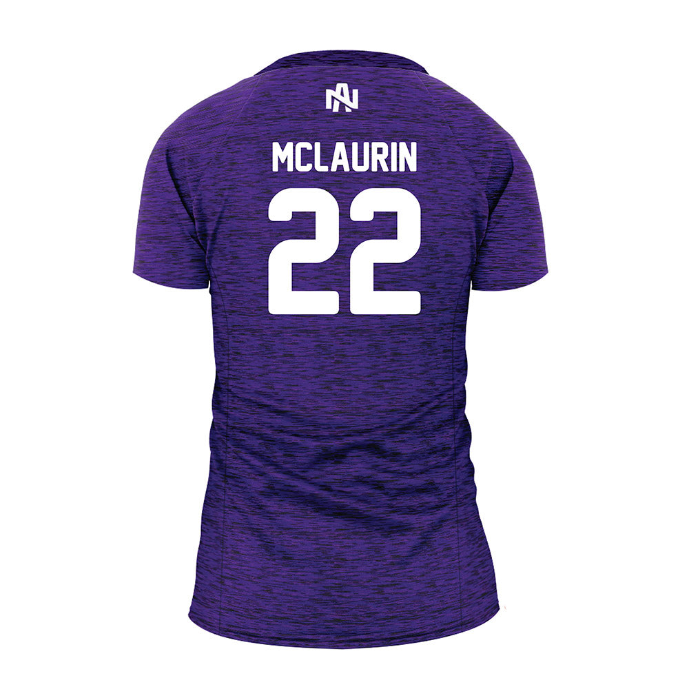North Alabama - NCAA Beach Volleyball : Marti Mclaurin - Volleyball Jersey Purple
