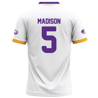 North Alabama - NCAA Football : Ryan Madison - White Football Jersey