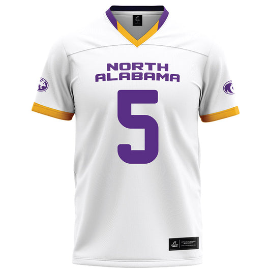 North Alabama - NCAA Football : Ryan Madison - White Football Jersey