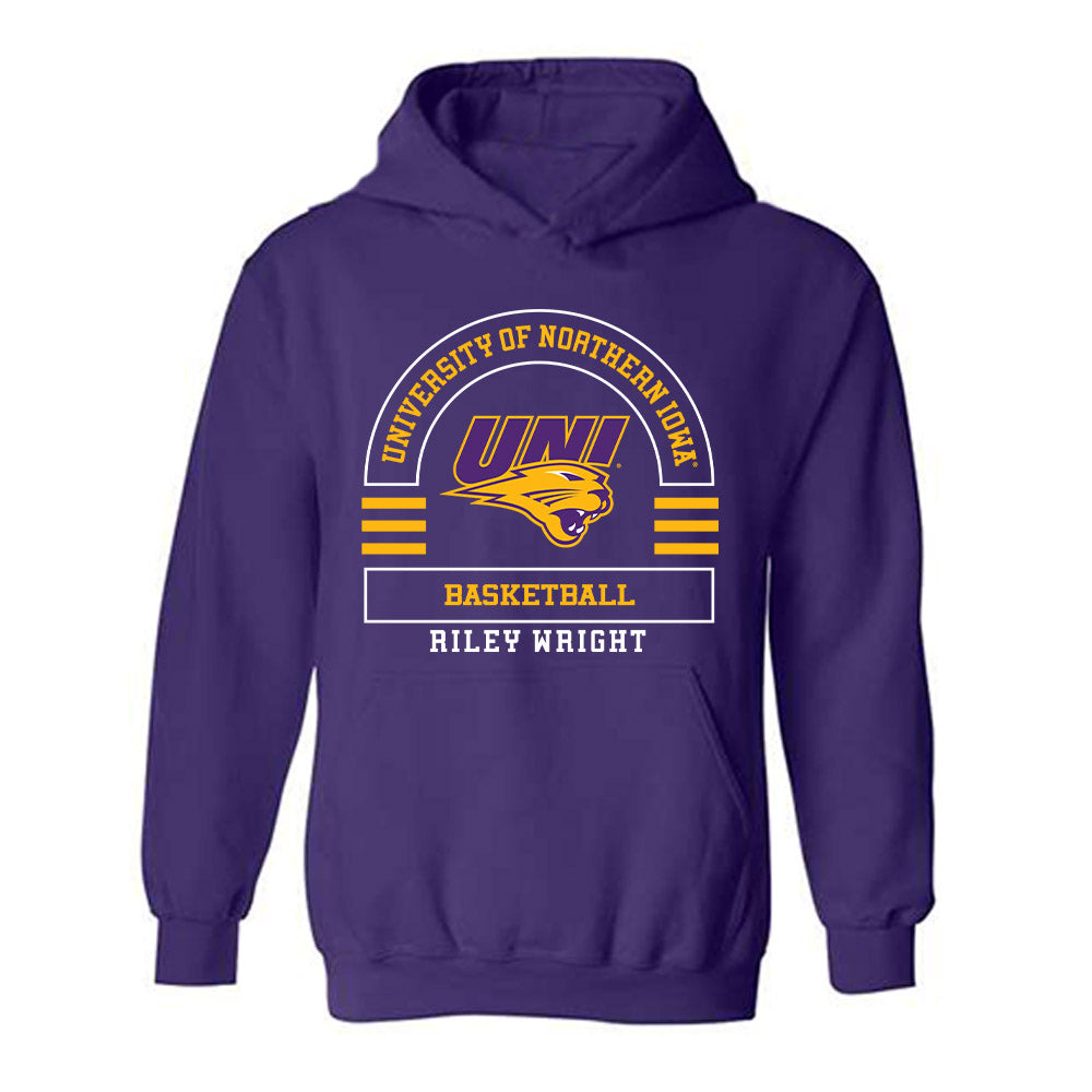 Northern Iowa - NCAA Women's Basketball : Riley Wright - Hooded Sweatshirt Classic Fashion Shersey