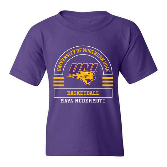 Northern Iowa - NCAA Women's Basketball : Maya McDermott - Youth T-Shirt Classic Fashion Shersey