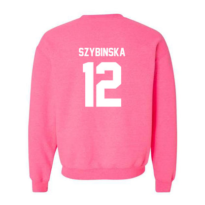 NSU - NCAA Women's Volleyball : Natalia Szybinska - Crewneck Sweatshirt Pink Classic Shersey