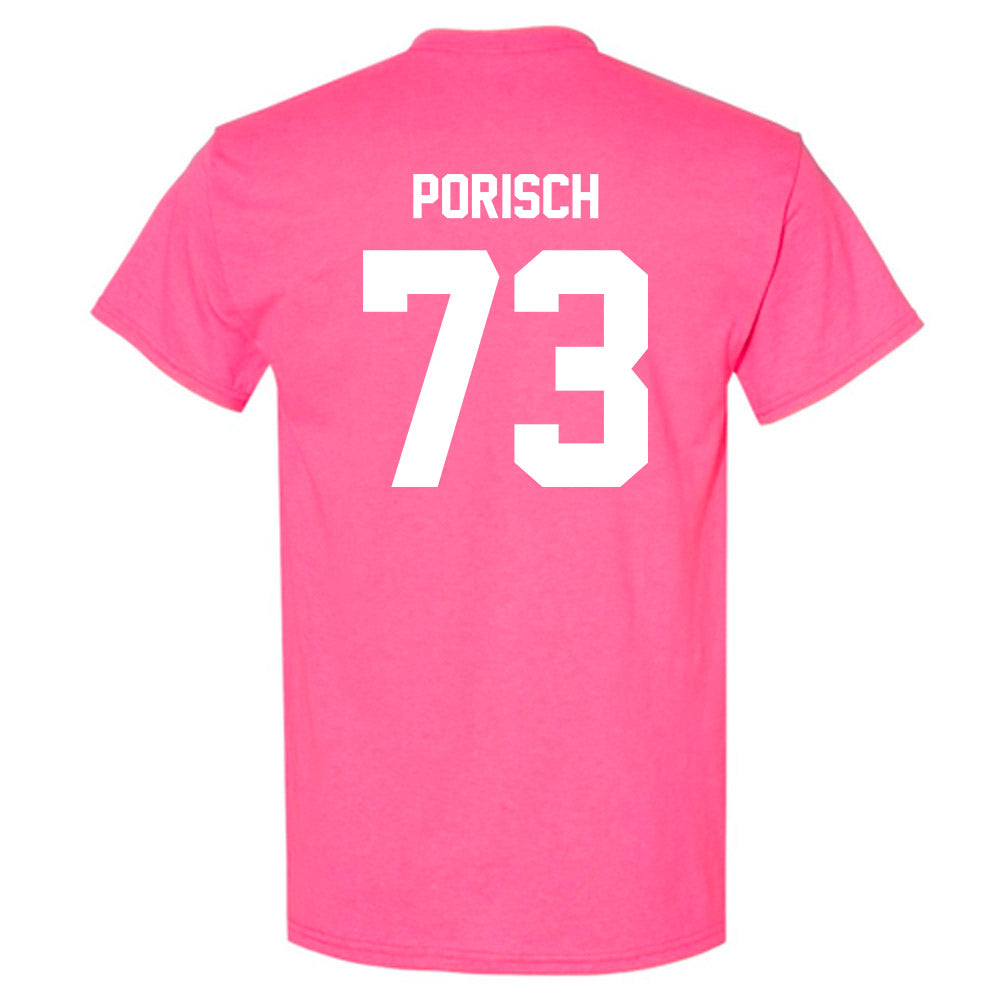 NSU - NCAA Football : Daniel Porisch - T-Shirt Pink Classic Shersey