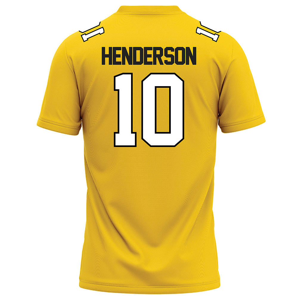 Centre College - NCAA Football : Jackson Henderson - Gold Lacrosse Jersey