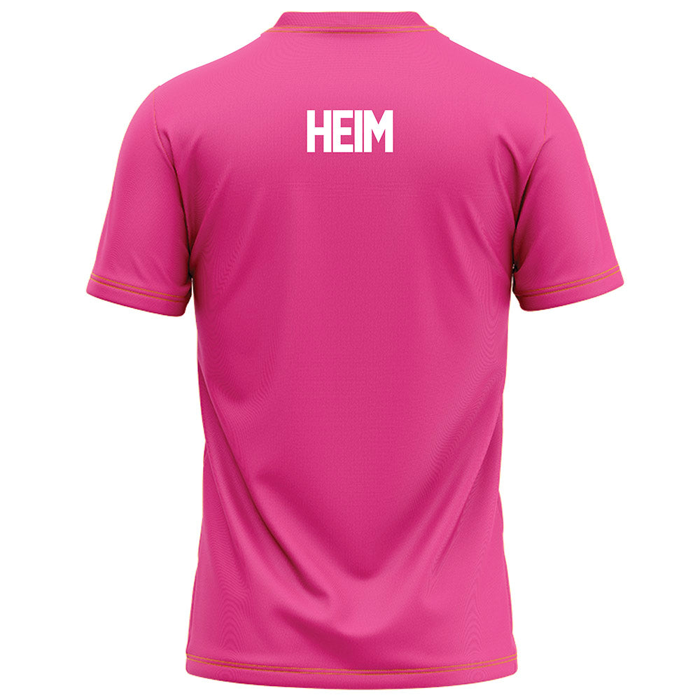 Centre College - NCAA Football : Jackson Heim - Pink Football Jersey