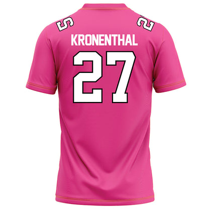 Centre College - NCAA Football : Alexis Kronenthal - Pink Football Jersey