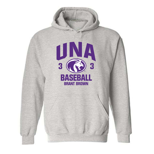 North Alabama - NCAA Baseball : Brant Brown - Hooded Sweatshirt Classic Fashion Shersey