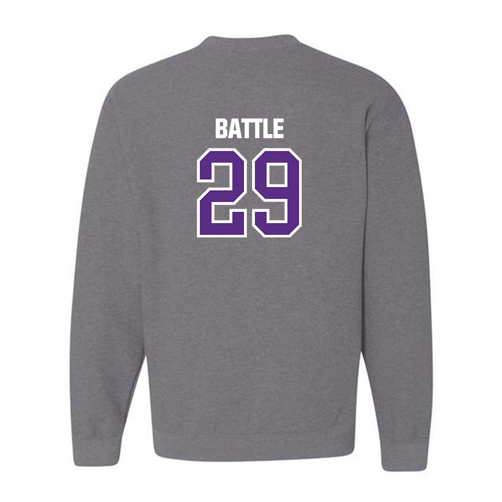 North Alabama - NCAA Baseball : Justin Battle - Crewneck Sweatshirt Classic Shersey