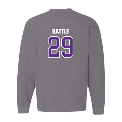 North Alabama - NCAA Baseball : Justin Battle - Crewneck Sweatshirt Classic Shersey