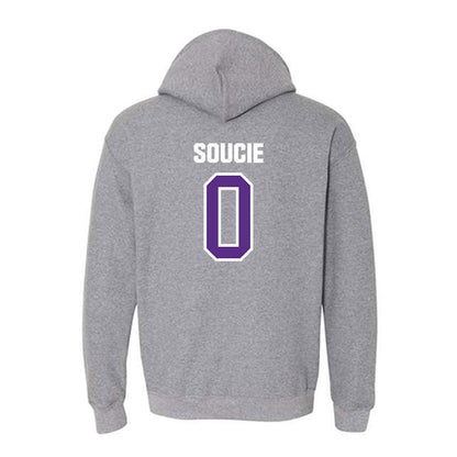 North Alabama - NCAA Men's Basketball : Will Soucie - Hooded Sweatshirt Classic Shersey