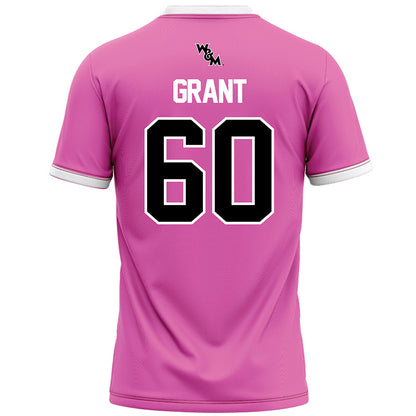 William & Mary - NCAA Football : Charles Grant - Pink Fashion Jersey