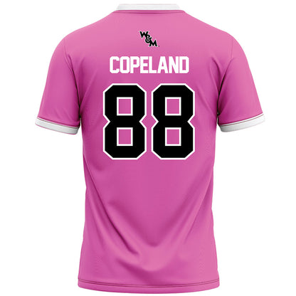 William & Mary - NCAA Football : Owen Copeland - Pink Football Jersey