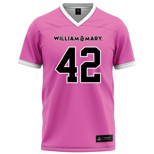 William & Mary - NCAA Football : Cade Mattive - Pink Fashion Jersey