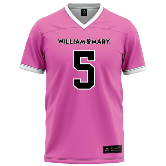 William & Mary - NCAA Football : DreSean Kendrick - Pink Fashion Jersey