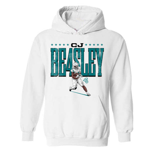 Coastal Carolina - NCAA Football : CJ Beasley - Caricature Hooded Sweatshirt