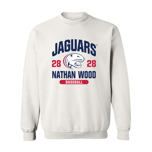 South Alabama - NCAA Baseball : Nathan Wood - Crewneck Sweatshirt Classic Fashion Shersey