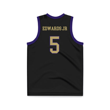 JMU - NCAA Men's Basketball : Terrence Edwards Jr - Black Basketball Jersey
