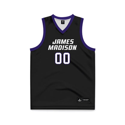 JMU - NCAA Women's Basketball : Peyton McDaniel - Black Basketball Jersey