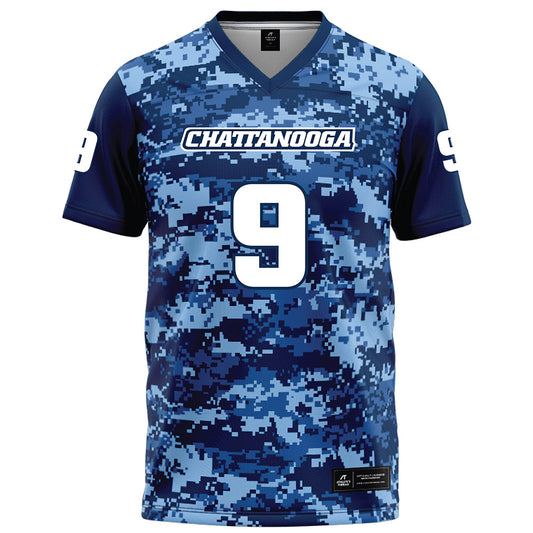 UTC - NCAA Football : Chase Artopoeus - Football Jersey Navy Blue Camo