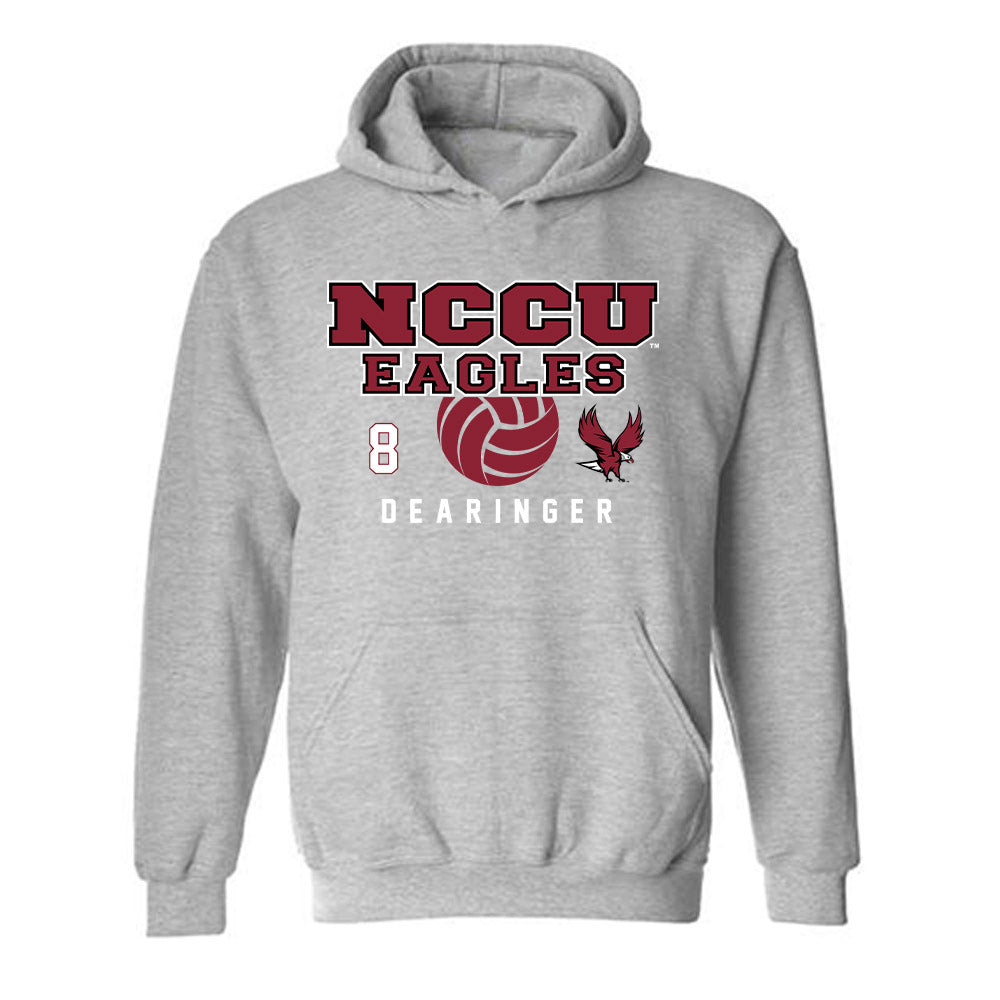 NCCU - NCAA Women's Volleyball : Arabella Dearinger - Hooded Sweatshirt Classic Fashion Shersey