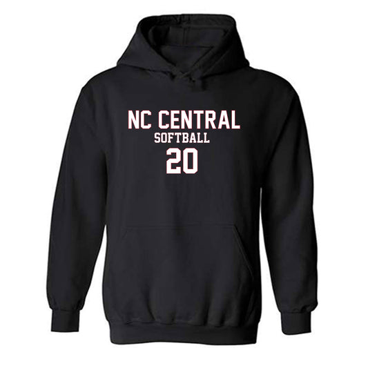 NCCU - NCAA Softball : Kia Borum - Hooded Sweatshirt Replica Shersey