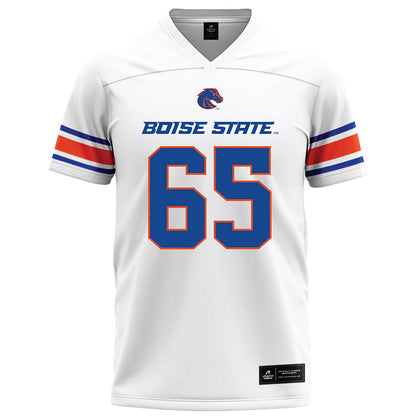 Boise State - NCAA Football : Hall Schmidt - Football Jersey White