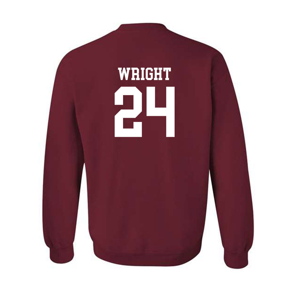 UMass - NCAA Men's Soccer : Braeden Wright - Garnet Classic Shersey Sweatshirt