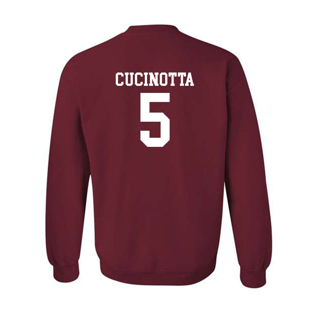 UMass - NCAA Men's Soccer : Antonio Cucinotta - Garnet Classic Shersey Sweatshirt