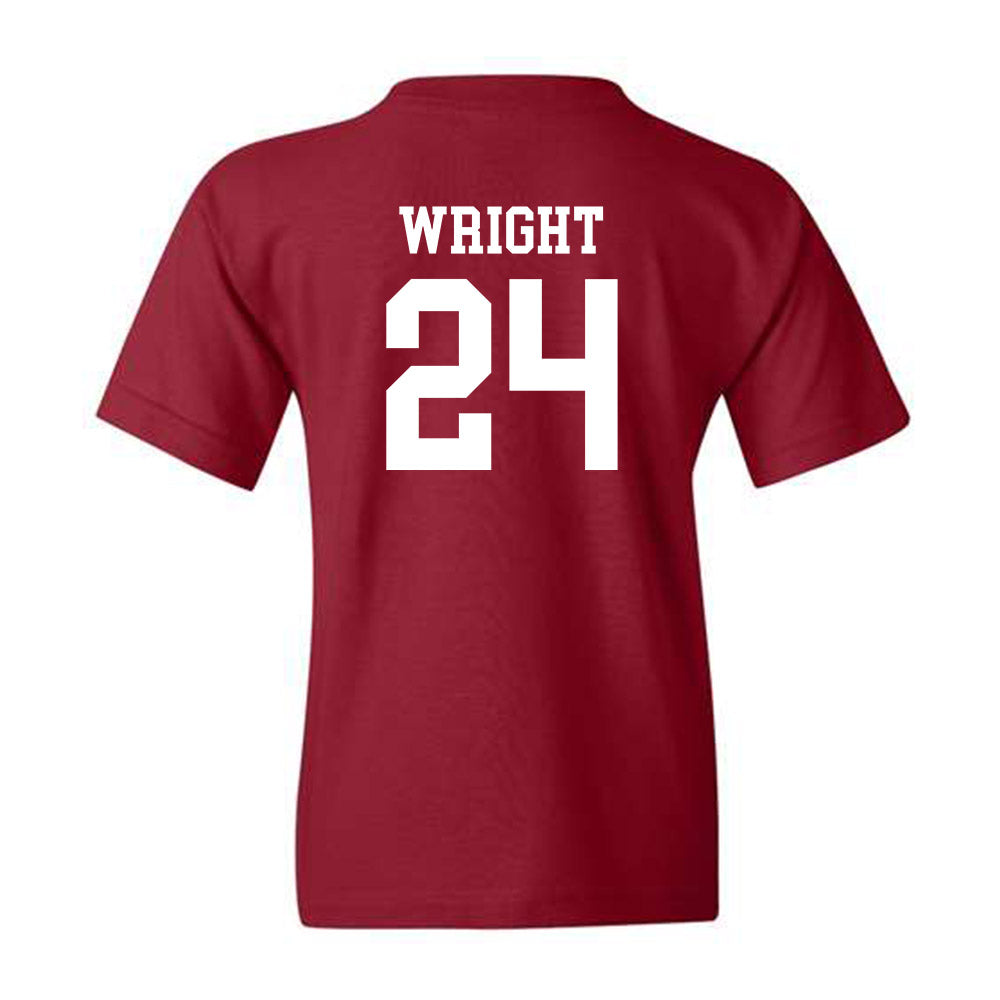 UMass - NCAA Men's Soccer : Braeden Wright - Garnet Classic Shersey Youth T-Shirt