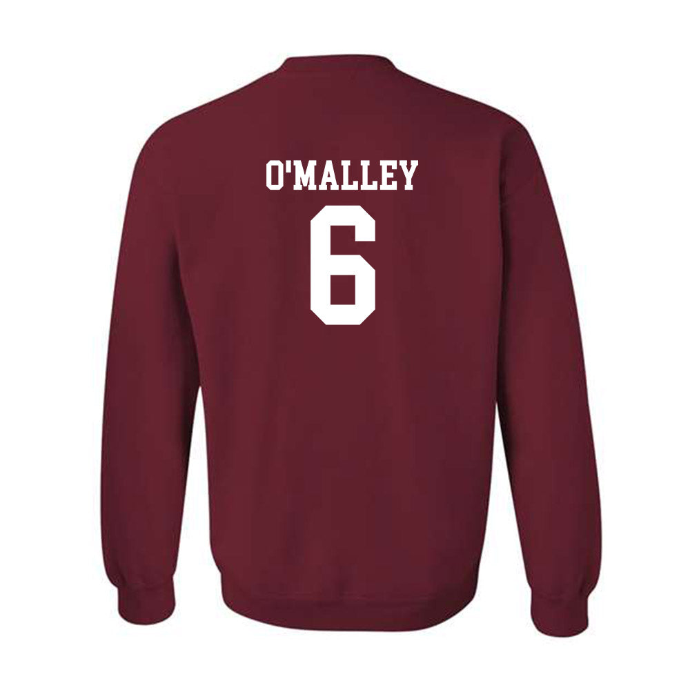 UMass - NCAA Men's Soccer : Aaron O'Malley - Garnet Classic Shersey Sweatshirt