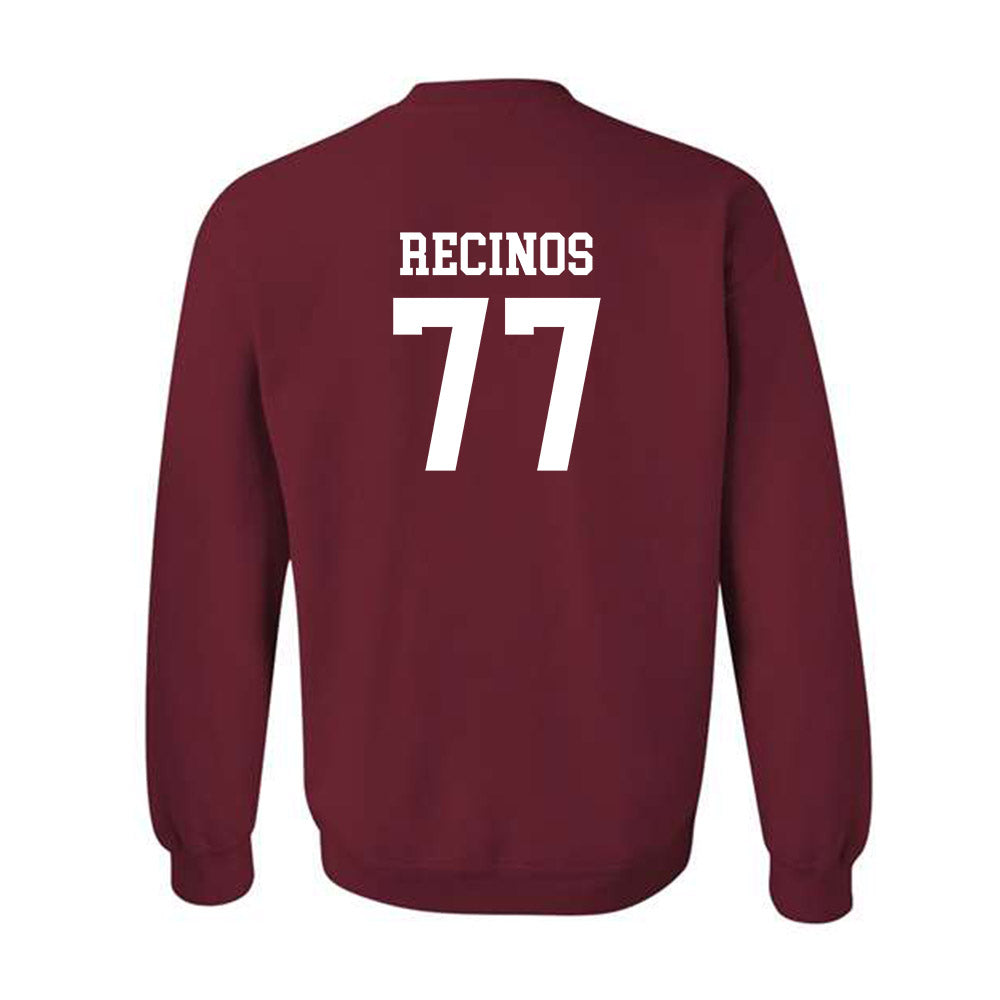 UMass - NCAA Women's Soccer : Bella Recinos - Garnet Classic Shersey Sweatshirt