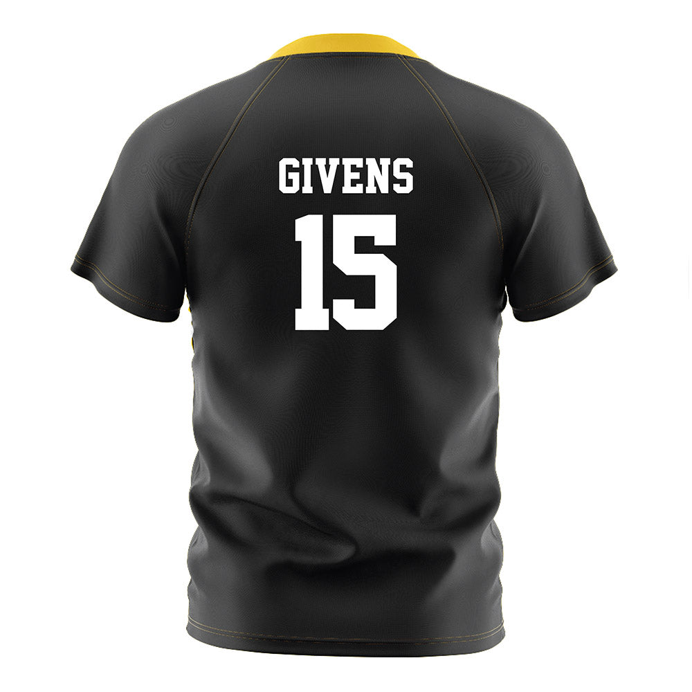 Centre College - NCAA Soccer : Riley Givens - Black Soccer Jersey