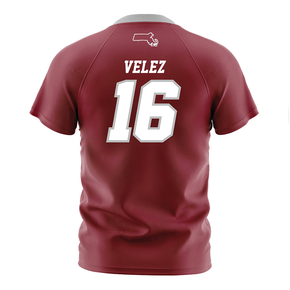 UMass - NCAA Men's Soccer : Shane Velez - Soccer Jersey