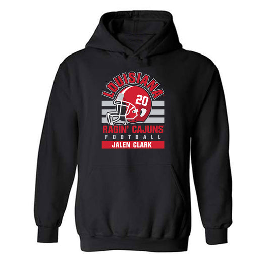 Louisiana - NCAA Football : Jalen Clark - Hooded Sweatshirt Classic Fashion Shersey