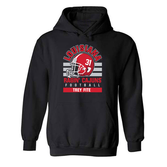 Louisiana - NCAA Football : Trey Fite - Hooded Sweatshirt Classic Fashion Shersey