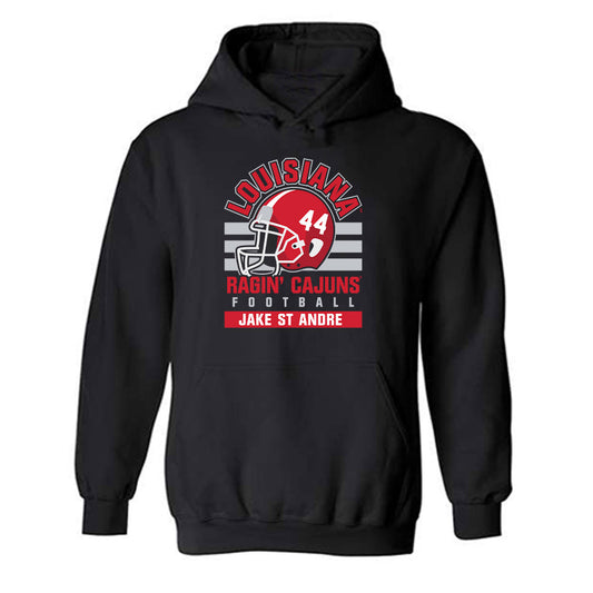 Louisiana - NCAA Football : Jake St Andre - Hooded Sweatshirt Classic Fashion Shersey