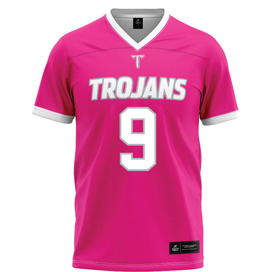 Troy - NCAA Football : William Crowder - Pink Fashion Jersey