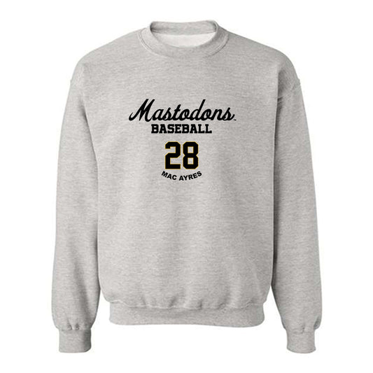 PFW - NCAA Baseball : Mac Ayres - Crewneck Sweatshirt Classic Fashion Shersey
