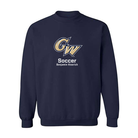 GWU - NCAA Men's Soccer : Benjamin Hissrich - Crewneck Sweatshirt Classic Fashion Shersey